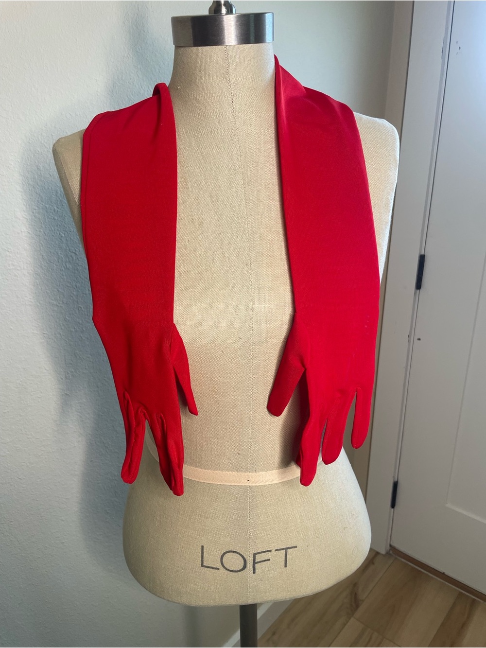 Bold glam mesh opera gloves